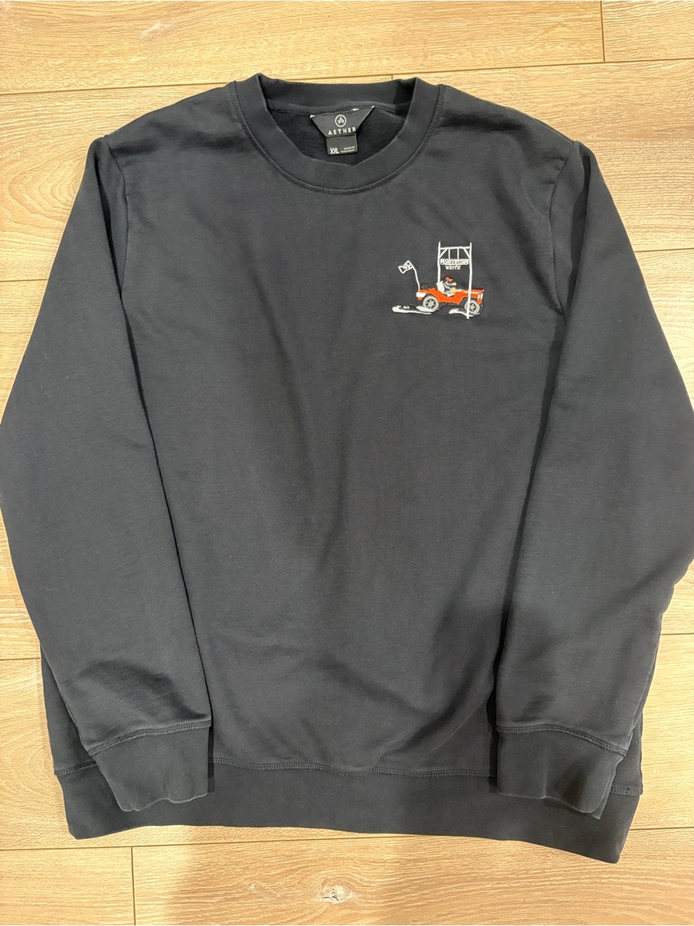 AETHER apparel Pioneertown Rally Limited Edition Crewneck Sweatshirt XXL Black